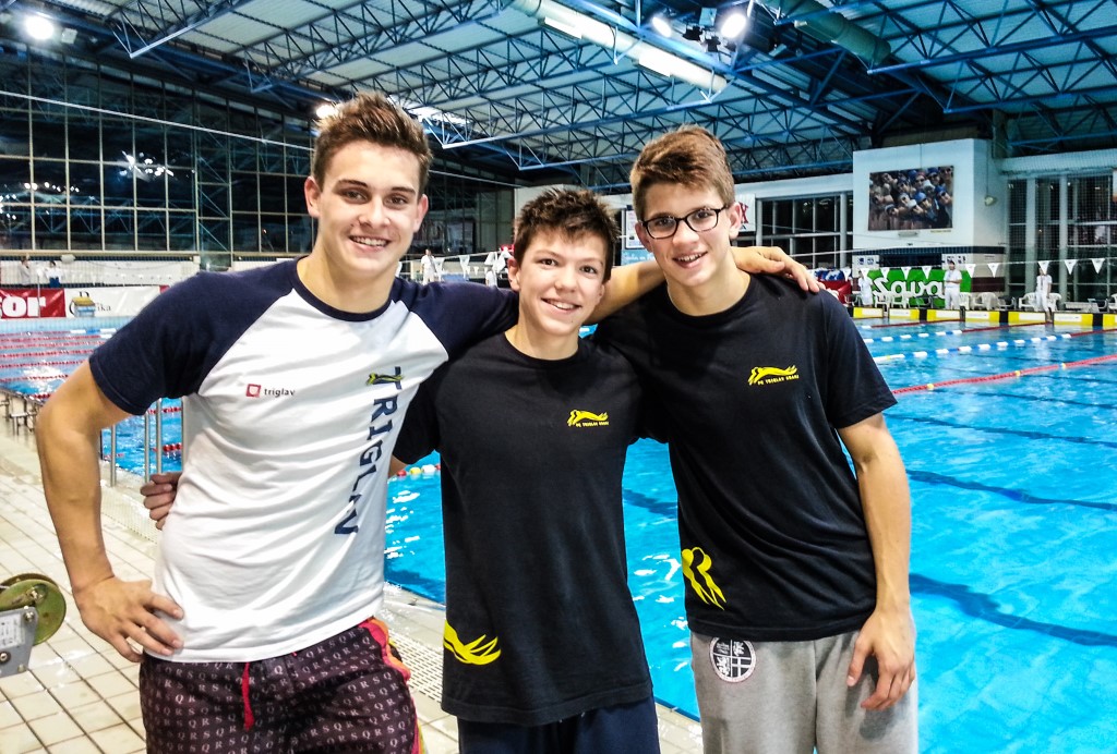 Trije državni rekordi domačih plavalcev v Kranju